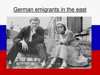 German emigrants in the east