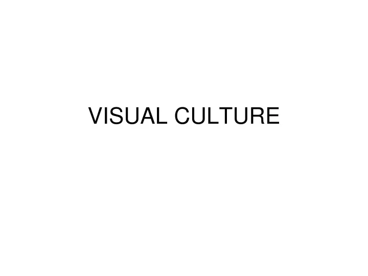 visual culture
