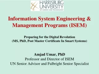 ISEM Programs  Preparing for the Digital Revolution
