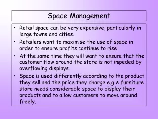 Space Management