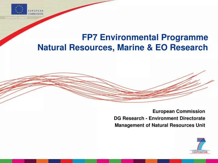 fp7 environmental programme natural resources