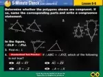 Identifying Symmetry in Figures - Lesson 6 - slide 1