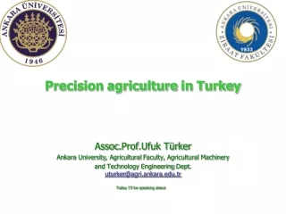 Precision  agriculture  in  Turkey