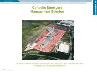 Consolis Stockyard Management Solution
