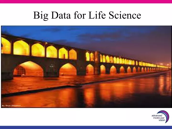 big data for life science