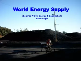 World Energy Supply