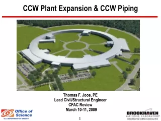 CCW Plant Expansion &amp; CCW Piping