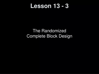 Lesson 13 - 3