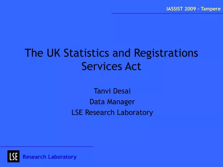 the uk statistics and registrations services act