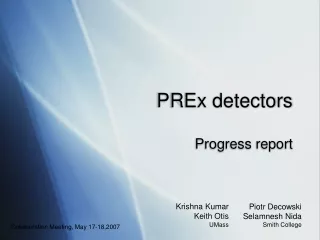 PREx detectors