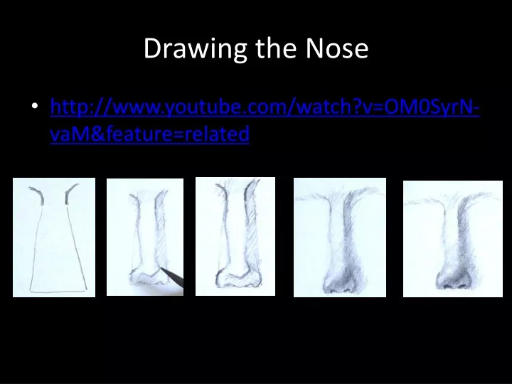 drawing the nose