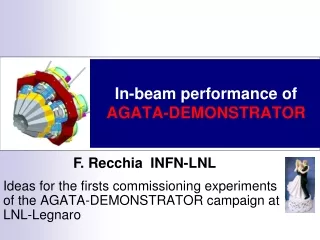 In-beam performance of  AGATA-DEMONSTRATOR
