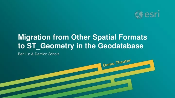 migration from other spatial formats