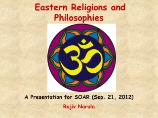 Eastern Religions and Philosophies