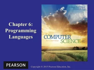 Chapter 6: Programming Languages