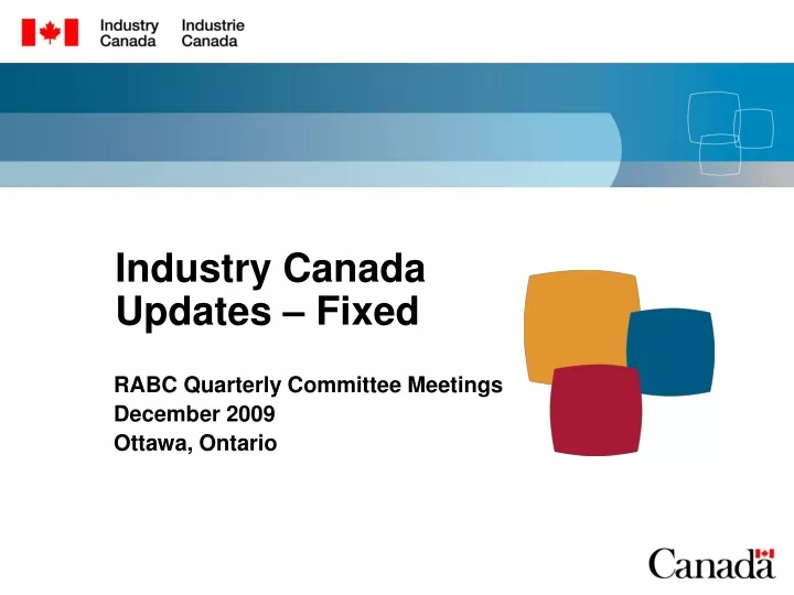 industry canada updates fixed