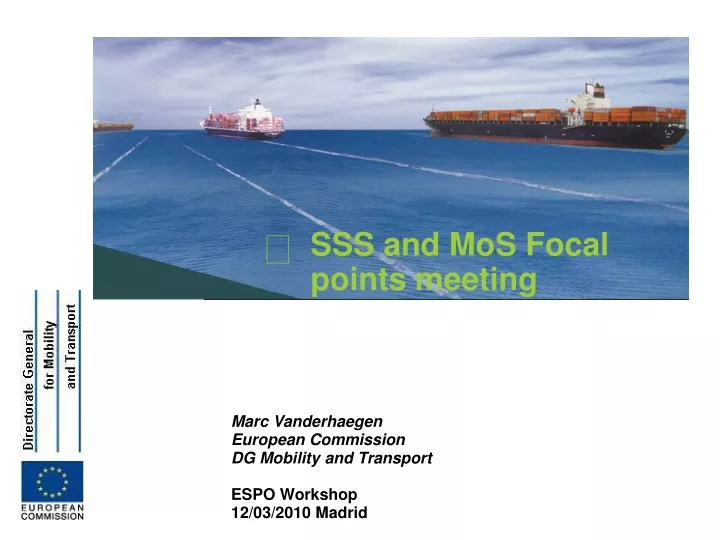 sss and mos focal points meeting