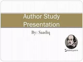 Author Study Presentation