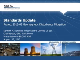 Standards Update Project 2013-03 Geomagnetic Disturbance Mitigation