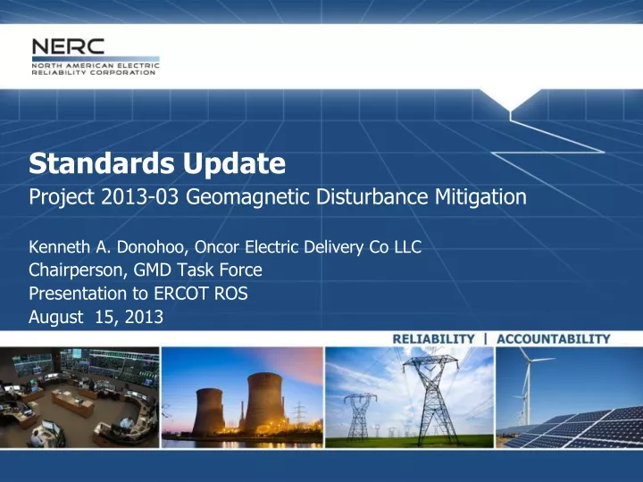 standards update project 2013 03 geomagnetic