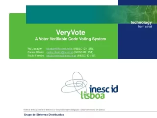 VeryVote A Voter Verifiable Code Voting System