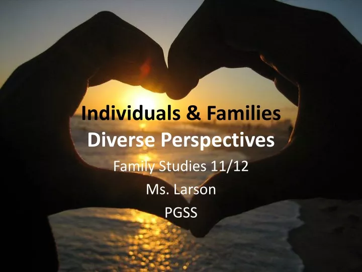 individuals families diverse perspectives