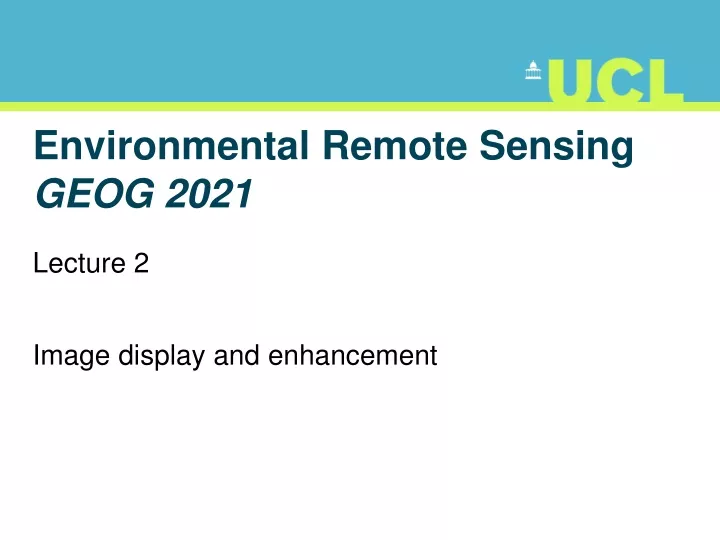 environmental remote sensing geog 2021