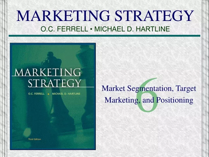 marketing strategy o c ferrell michael d hartline