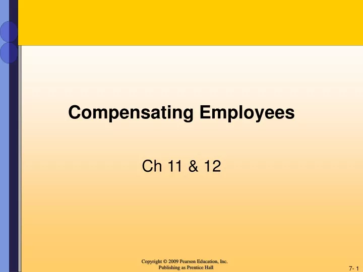 compensating employees