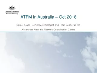 ATFM in Australia – Oct 2018