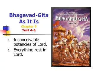 Bhagavad-Gita  As It Is Chapter 9 Text 4-6