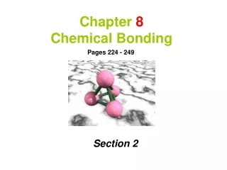 Chapter  8 Chemical Bonding