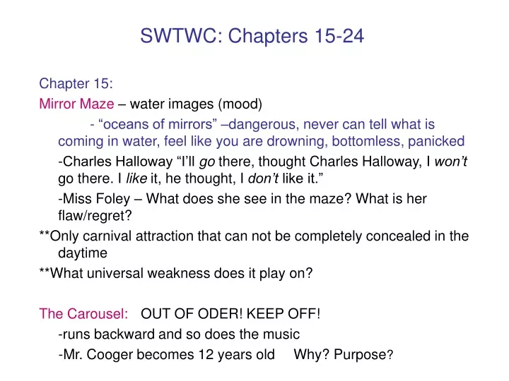 swtwc chapters 15 24