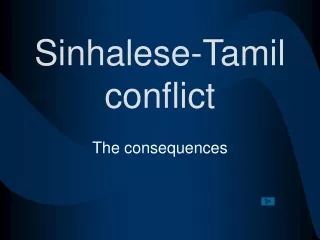 Sinhalese-Tamil conflict