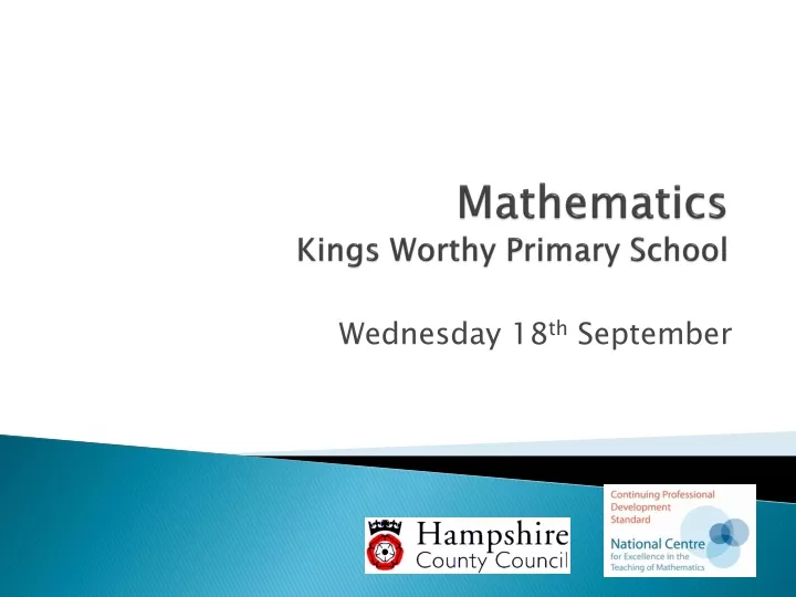 mathematics kings worthy primary school
