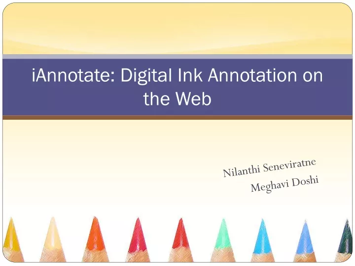 iannotate digital ink annotation on the web