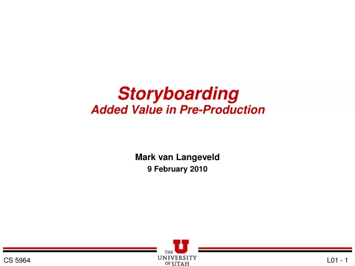 storyboarding added value in pre production