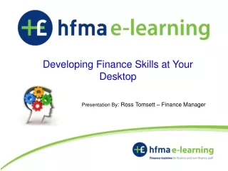 Developing Finance Skills at Your Desktop