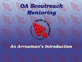 OA Scoutreach Mentoring