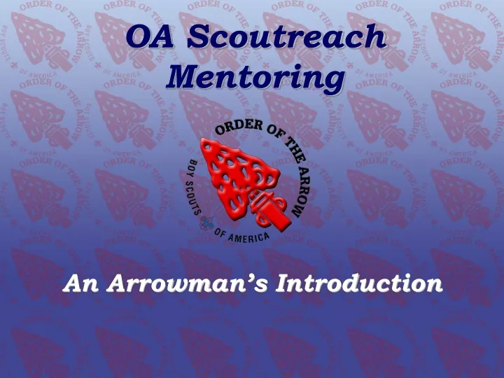 oa scoutreach mentoring