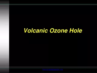 Volcanic Ozone Hole