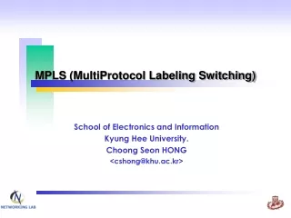 MPLS (MultiProtocol Labeling Switching)