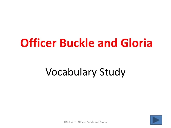 vocabulary study