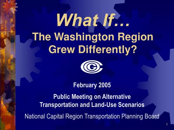 what if the washington region grew differently