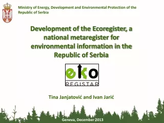 Ministry of Energy, Development and Environmental Protection of the Republic of Serbia