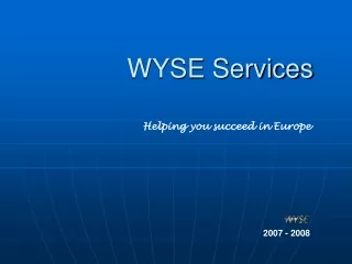 WYSE Services