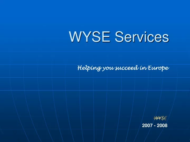 wyse services