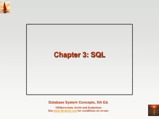 Chapter 3: SQL