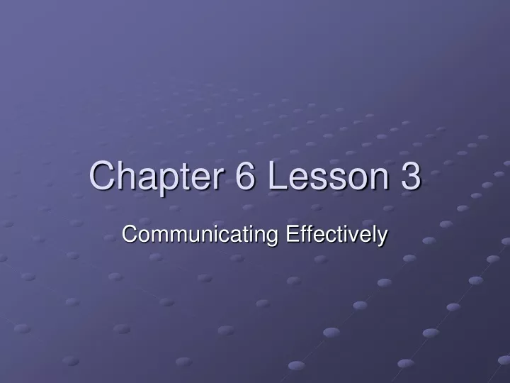 chapter 6 lesson 3