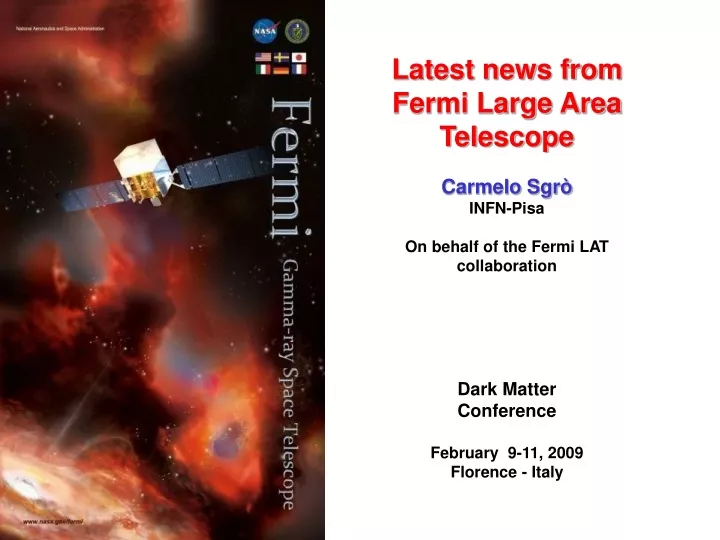 latest news from fermi large area telescope